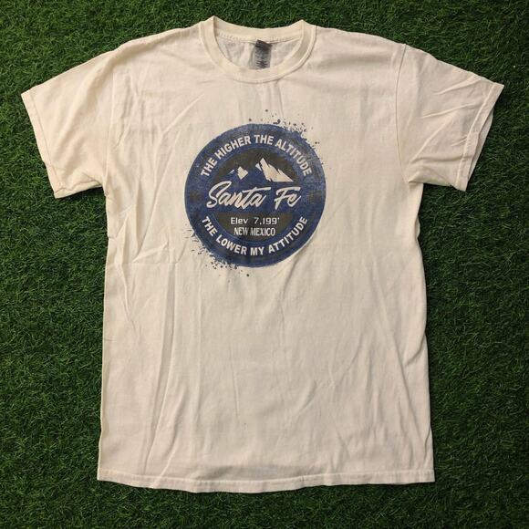 Vintage Santa Fe, New Mexico Higher the Altitude Graphic Tee - Picture 1 of 4
